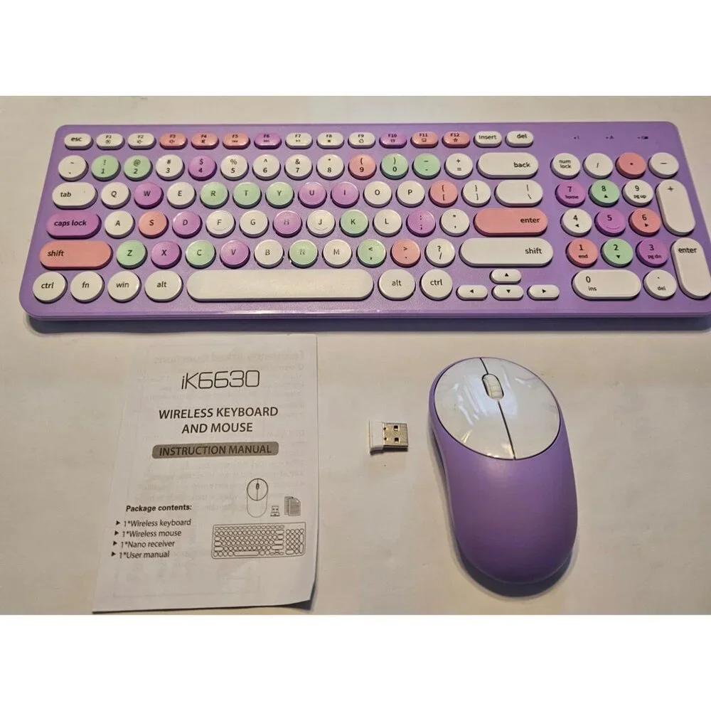 2.4G Wireless Connection Plug and Play Wireless Keyboard and Mouse Combo